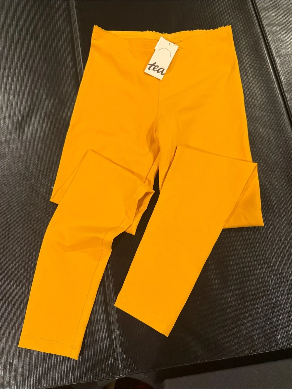 Tea Collection Gold/ Yellow Leggings - Stretchy Kids